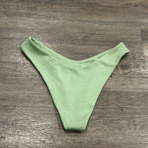 SHEIN Textured Light Sage Bikini Bottom